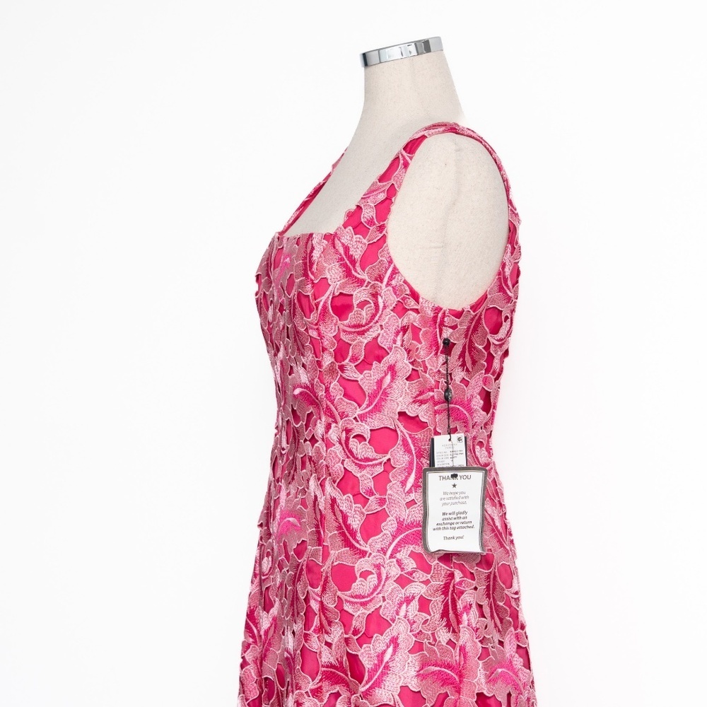 Adrianna Papell – Embroidered Fit & Flare Dress - Picture 10 of 14